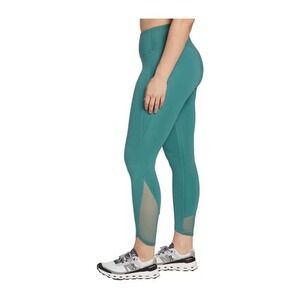 DSG Womens Teal Green High‎ Waist Athletic Yoga Leggings with Pockets L NWT